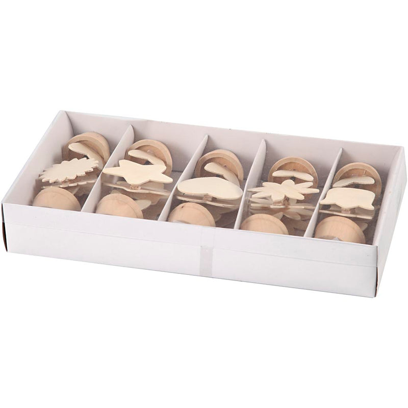 Afbeelding laden in galerijviewer, Http: www.cchobby.nl memoclip-h-10-cm-d-5-cm-10-stuk-1-doos
