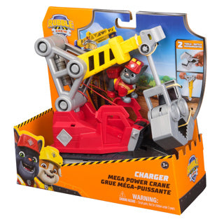 Afbeelding laden in galerijviewer, Rubble crew chargers megagrijpkraan, speelgoedtruck met charger-figuur en 2 afneembare stuks gereedschap, paw patrol-speelgoed
