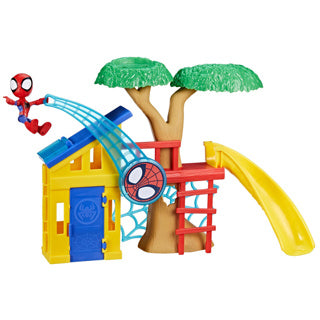 Load image into Gallery viewer, Spidey and friends playground scene playset