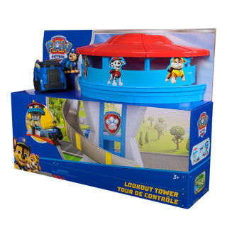 Afbeelding laden in galerijviewer, Paw patrol - speelfigurenset - uitkijktoren - met 2 chase-actiefiguren en politieauto