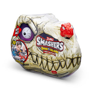 Load image into Gallery viewer, Zuru smashers dino island t-rex battle playset