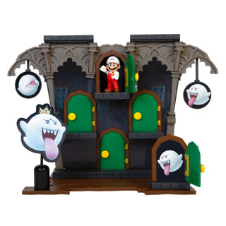 Laden Sie das Bild in Galerie -Viewer, Mario boo mansion set inclusief 6,5 cm mario figuur