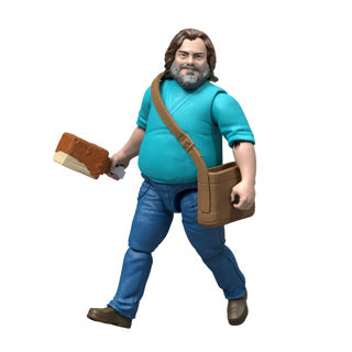 Afbeelding laden in galerijviewer, Minecraft mattel a movie action figure steve – 10 cm actiefiguur met zwaard en tas