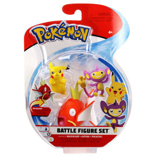 Load image into Gallery viewer, Pokemon pokémon battle figure sets 3 pack asst