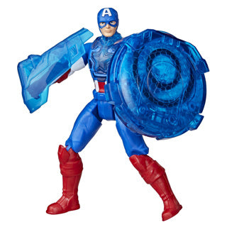 Chargez l'image dans la visionneuse de la galerie, Hasbro marvel avengers epic world of action captain america shield-shot cycle - actiefiguur inclusief speelgoedmotorfiets