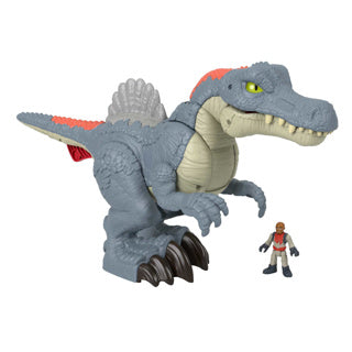 Chargez l'image dans la visionneuse de la galerie, Jurassic world imaginext ultra snap spinosaurus met licht en geluid