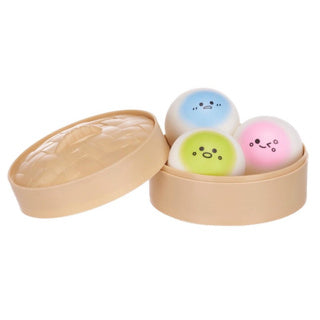 Laden Sie das Bild in Galerie -Viewer, Kawaii foodiez squishy dumplings 3-pack | 12 stuks