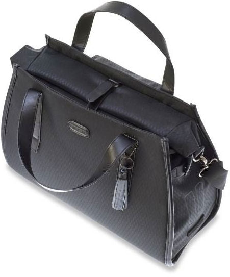 Load image into Gallery viewer, Basil Noir Business Bag - Fietsschoudertas - Dames - Zwart