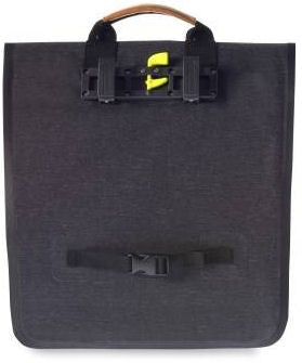 Load image into Gallery viewer, Basil Urban Dry Shopper - waterdichte fietstas, unisex, charcoal melee