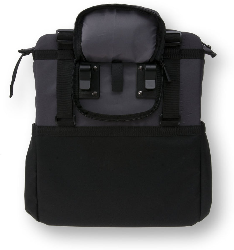 Load image into Gallery viewer, Basil Shopper XL - sportieve en trendy fietstas voor boodschappen en strand, zwart antraciet, 20L