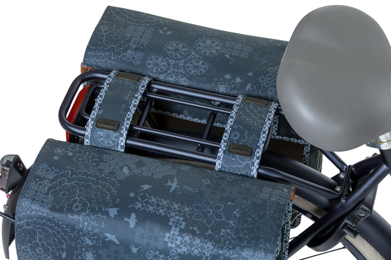 Load image into Gallery viewer, Basil Boheme Dubbele Fietstas - Blauw