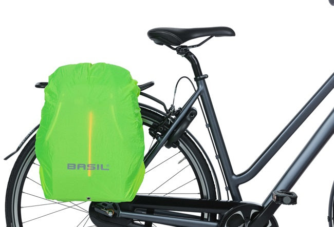 Load image into Gallery viewer, Basil B-Safe Backpack Nordlicht - Fietsrugzak - Unisex - Groen - 13L