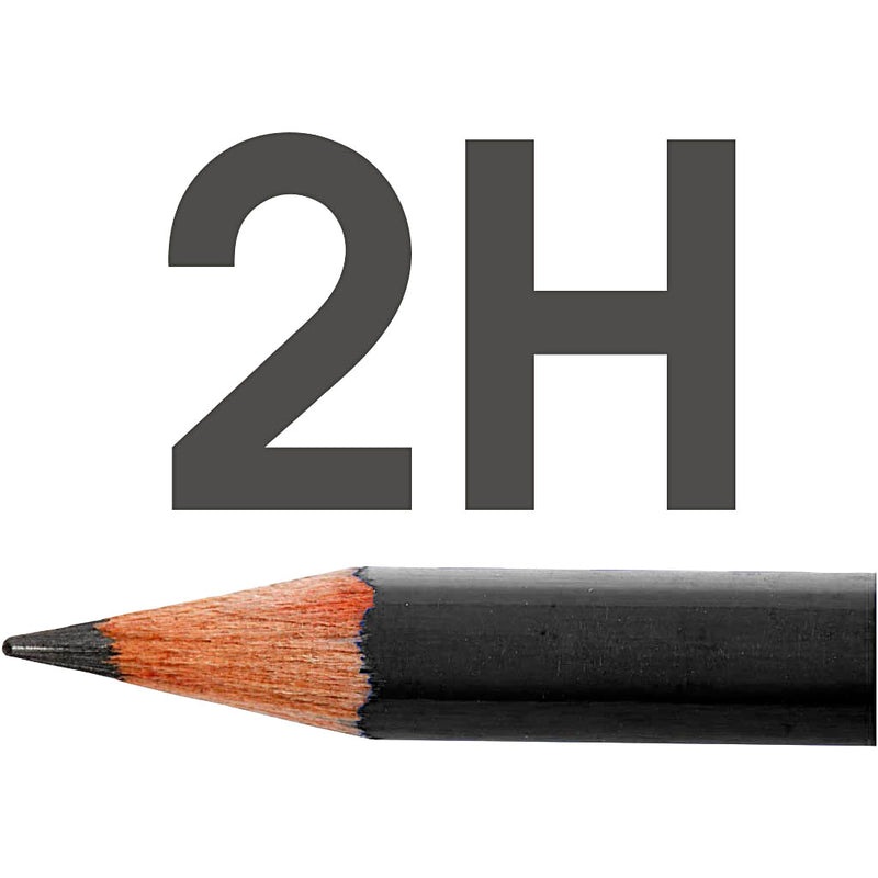 Afbeelding laden in galerijviewer, Https: www.cchobby.nl art-design-tekenpotloden-d-6-9-mm-2h-vulling-1-8-mm-12-stuk-1-doos