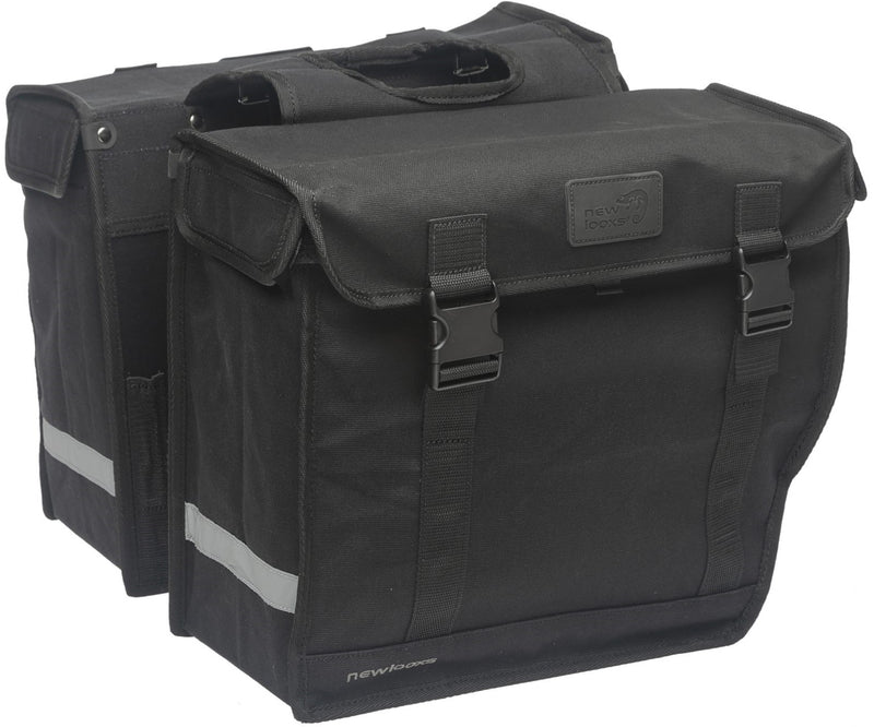 Load image into Gallery viewer, New Looxs Hybride Dubbele Fietstas zwart