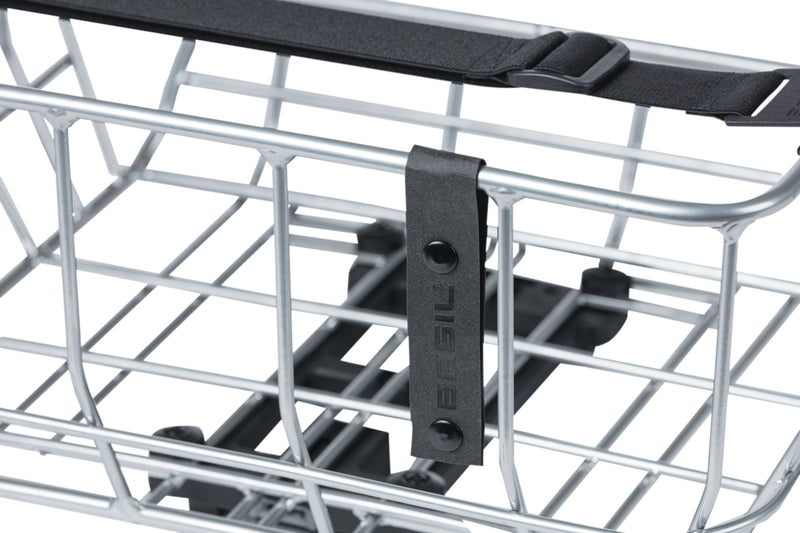 Load image into Gallery viewer, Basil Portland - fietsmand MIK – achterop – chroom