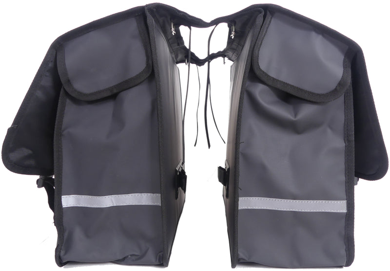 Load image into Gallery viewer, Edge Dubbele fietstas Transporter 40 liter 33 x 39 x 15 cm (2x) zwart