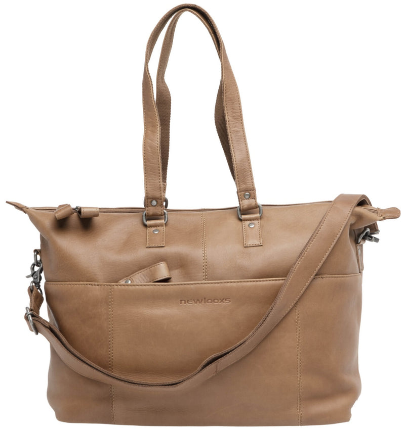 Load image into Gallery viewer, Newlooxs - New Looxs laptoptas leer Verla cognac 21 liter