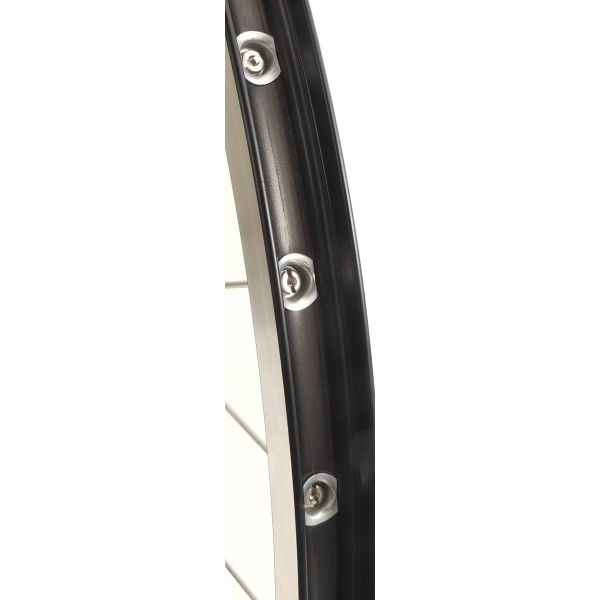 Cargue la imagen en el visor de la galería, Achterwiel 28 622x19c ryde zac 19 velg met 7 8 speed freewheel en snelspanner - zwart
