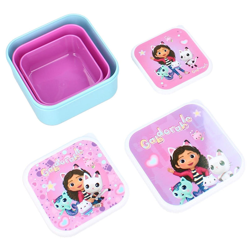 Load image into Gallery viewer, Vadobag snackboxset gabby's dollhouse 3-delig