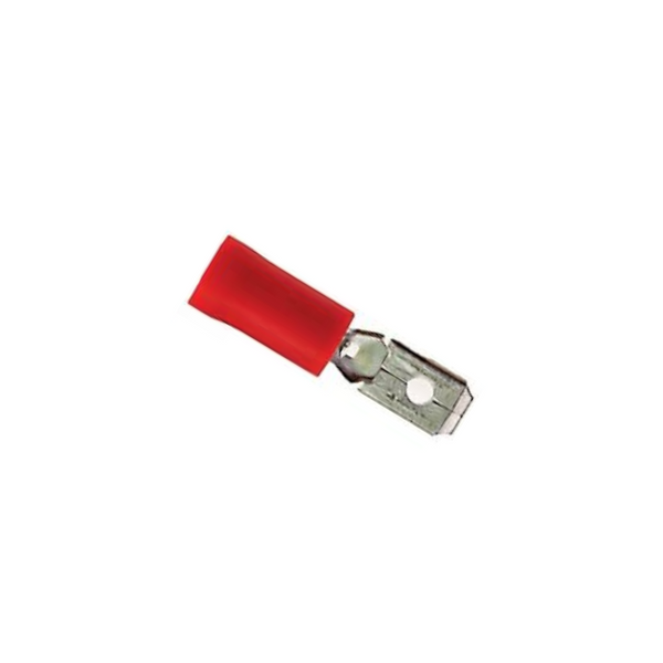 Bofix kabelschoen AMP man plat 2,8mm rood (25st)