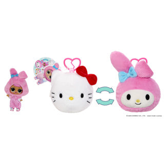 Afbeelding laden in galerijviewer, L.o.l. surprise! lol surprise loves hello kitty reversible plush surprise | 16 stuks