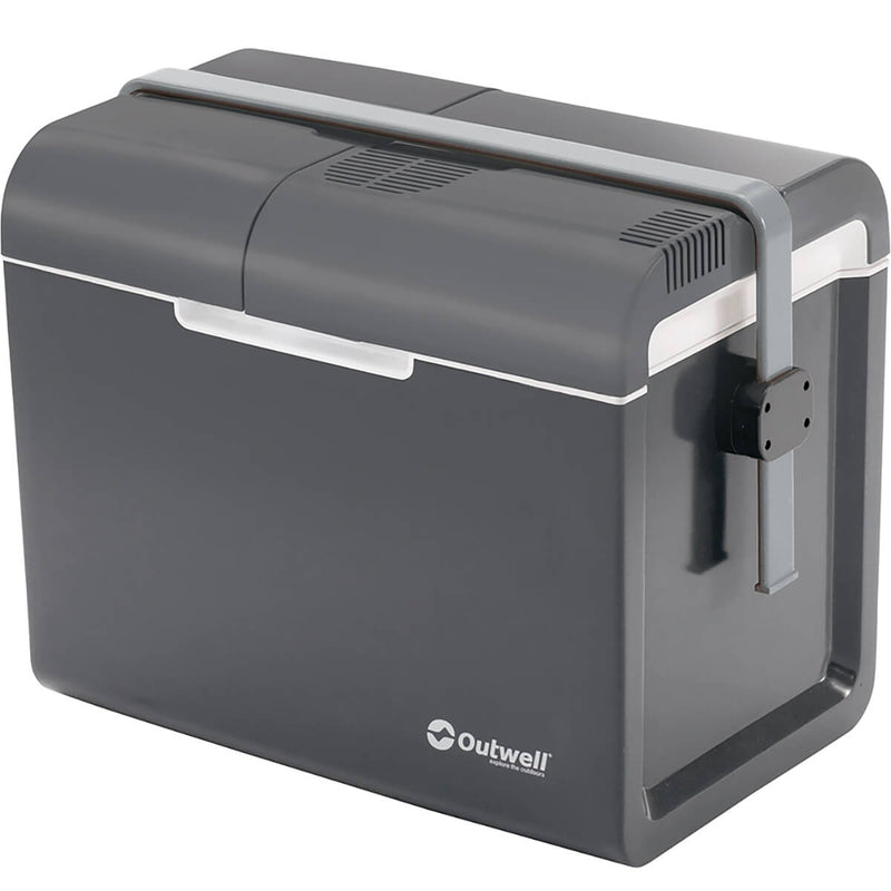Cargue la imagen en el visor de la galería, Outwell ecocool slate grey 35 12v 230v koelbox