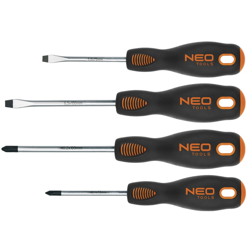 Load image into Gallery viewer, Neo tools schroevendraaierset 4dlg magnetisch crmo staal