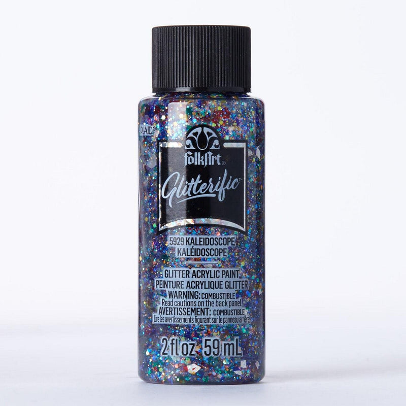 Load image into Gallery viewer, Folkart • glitterific acrylic paint kaleidoscope 59ml