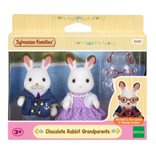 Chargez l'image dans la visionneuse de la galerie, Epoch sylvanian families 5190 chocolade konijn grootouders set