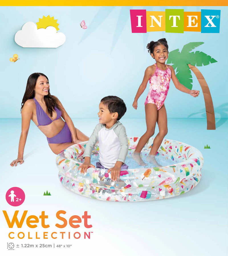 Load image into Gallery viewer, Intex zwembad ijsjes print 122x25