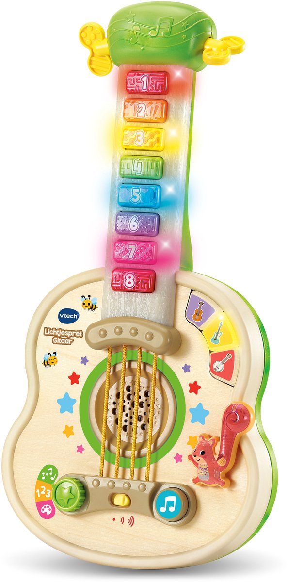 Laden Sie das Bild in Galerie -Viewer, Vtech lichtjespret gitaar