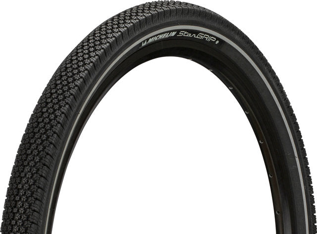 Load image into Gallery viewer, Michelin Star Grip Draadband, zwart, Protek HD anti-lek, 700x35C