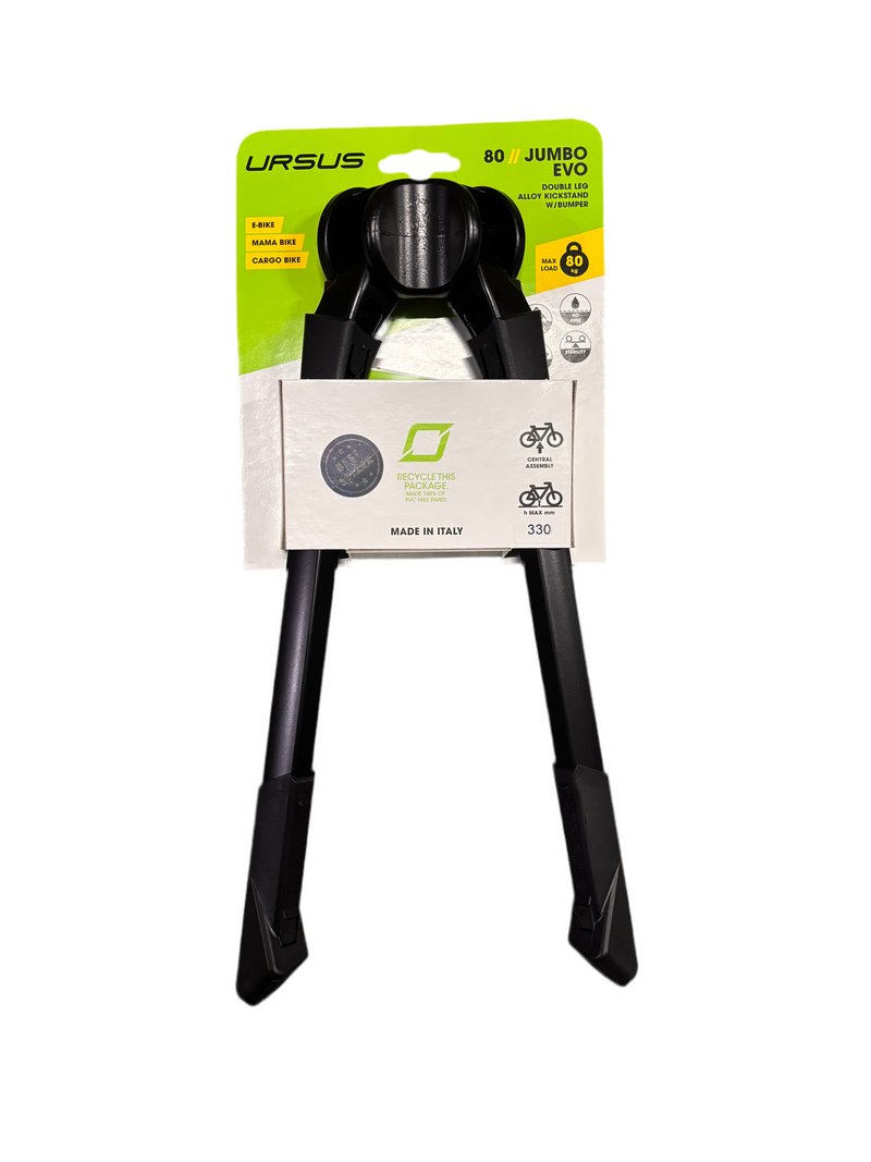 Afbeelding laden in galerijviewer, Ursus standaard dubbel jumbo evo xl zwart 330 mm. + bumper max 80 kg.