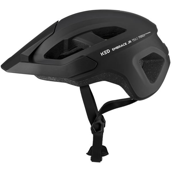 Load image into Gallery viewer, Ked fietshelm embrace jr s-m (52-58cm) - mat zwart
