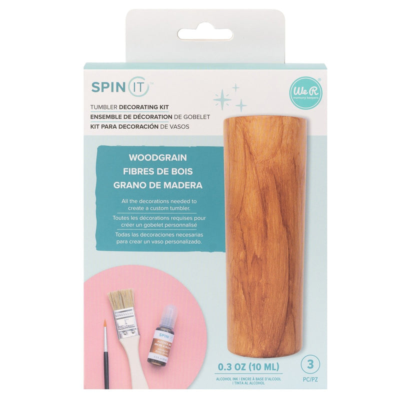 Load image into Gallery viewer, We r makers • spin it decorating kit woodgrain