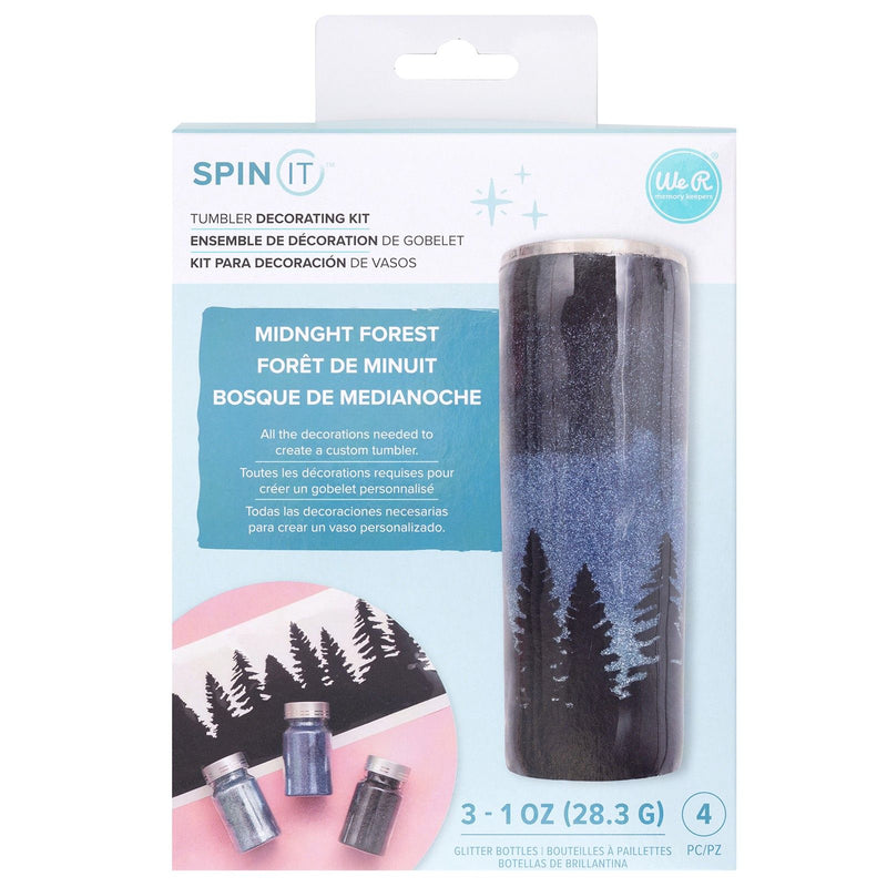 Load image into Gallery viewer, We r makers • spin it decorating kit midnight forest