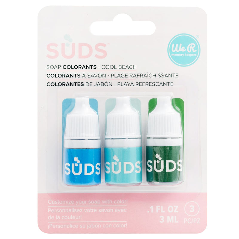 Load image into Gallery viewer, We r makers • suds soap colorants cool beach 3 pieces