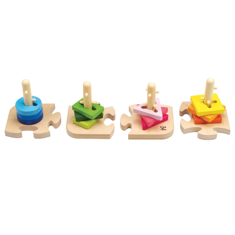 Afbeelding laden in galerijviewer, Hape sorteerpuzzel creatief