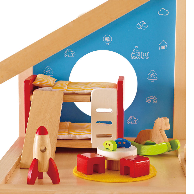 Load image into Gallery viewer, Hape poppenhuis kinderkamer