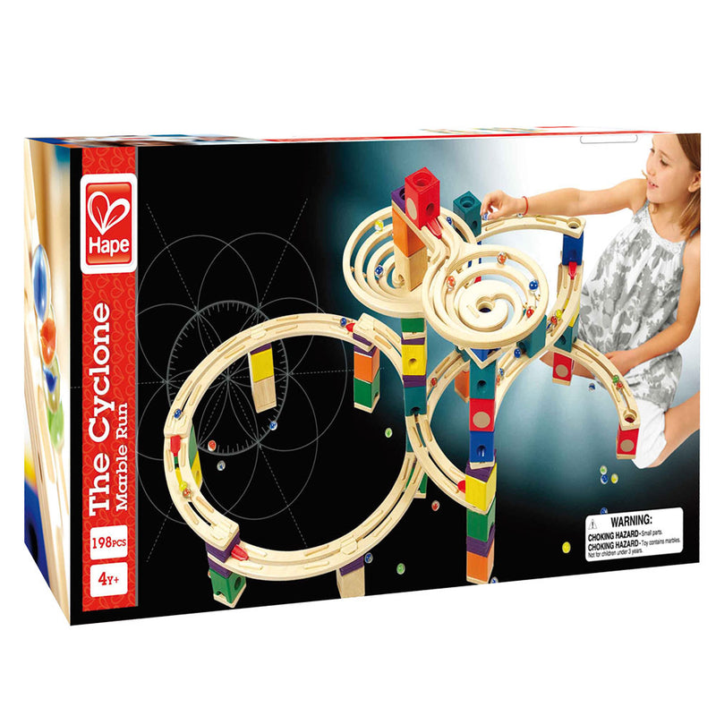 Load image into Gallery viewer, Hape quadrilla houten knikkerbaan the cyclone, 198dlg.