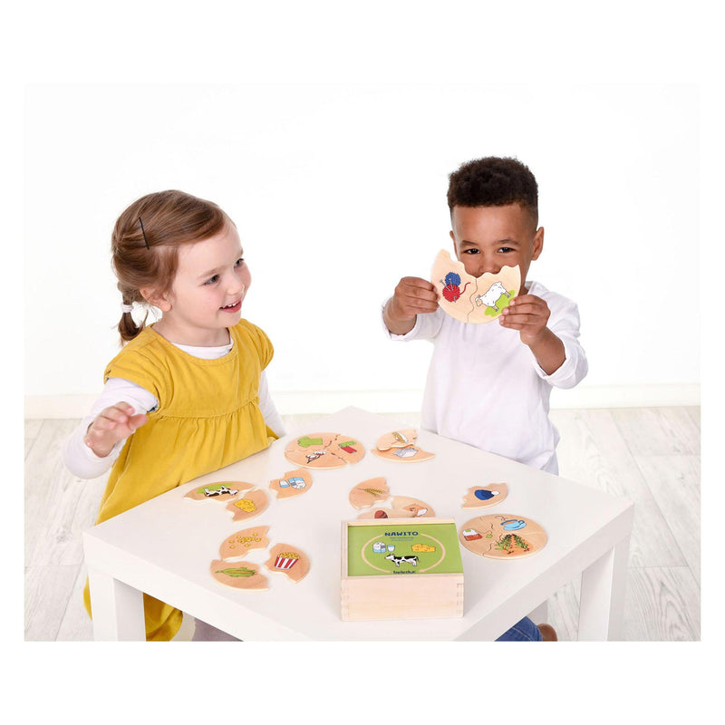 Chargez l'image dans la visionneuse de la galerie, Beleduc nawito hoe worden producten gemaakt houten kinderspel