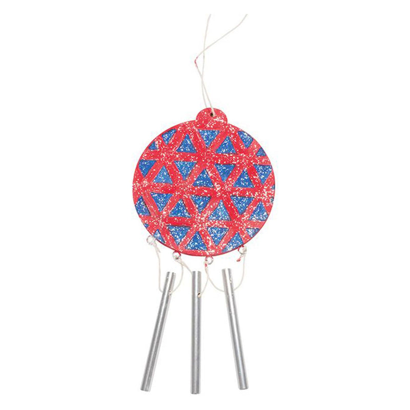 Laden Sie das Bild in Galerie -Viewer, Kleur je eigen houten kerstbal met klankstaafjes