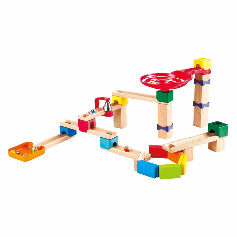 Afbeelding laden in galerijviewer, Edugro hape houten knikkerbaanset domino - 50dlg.