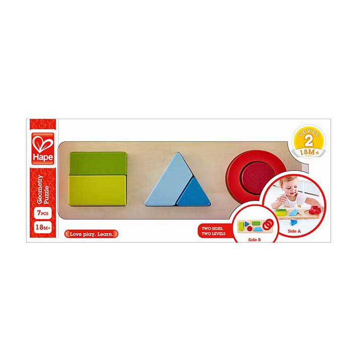 Load image into Gallery viewer, Hape geometrie vormenpuzzel - 7dlg.
