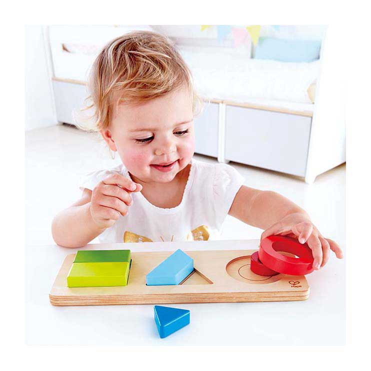 Load image into Gallery viewer, Hape geometrie vormenpuzzel - 7dlg.