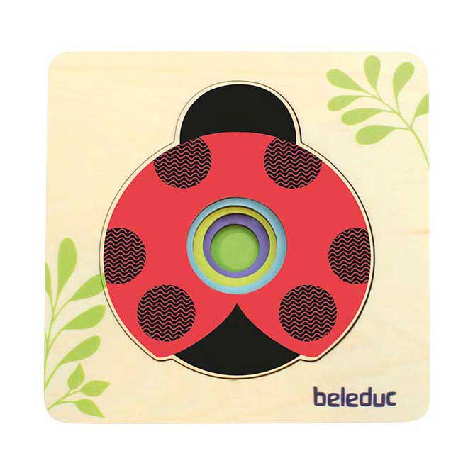 Load image into Gallery viewer, Beleduc houten lagenpuzzel lieveheersbeestje