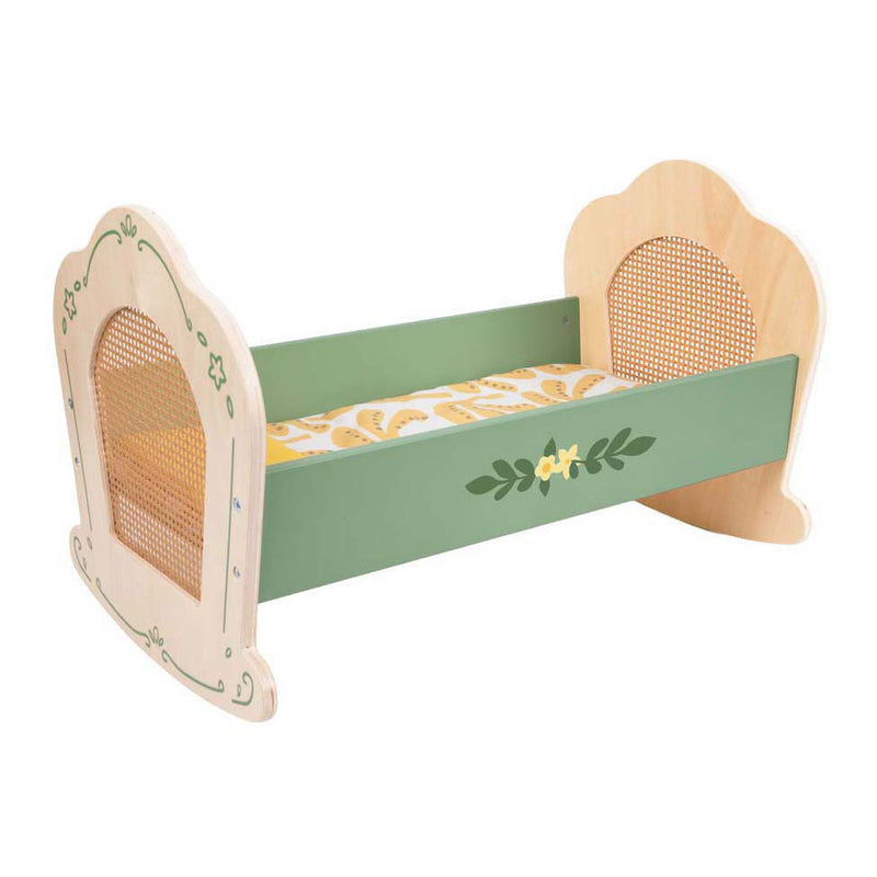 Afbeelding laden in galerijviewer, Classic world wooden cradle vintage doll bed - uni