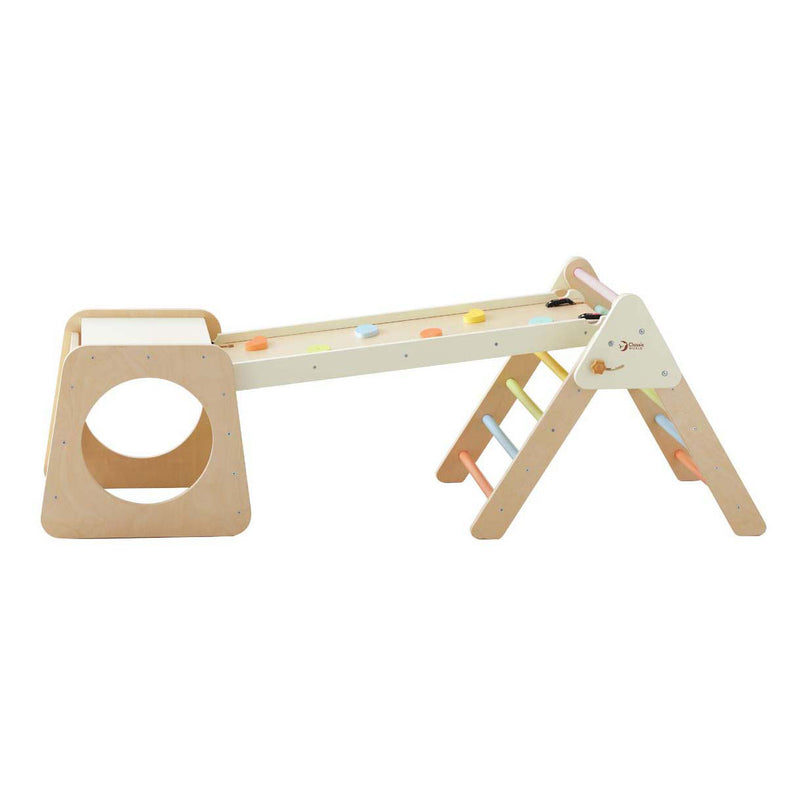 Laden Sie das Bild in Galerie -Viewer, Classic world houten klimset opvouwbaar - 5-in-1