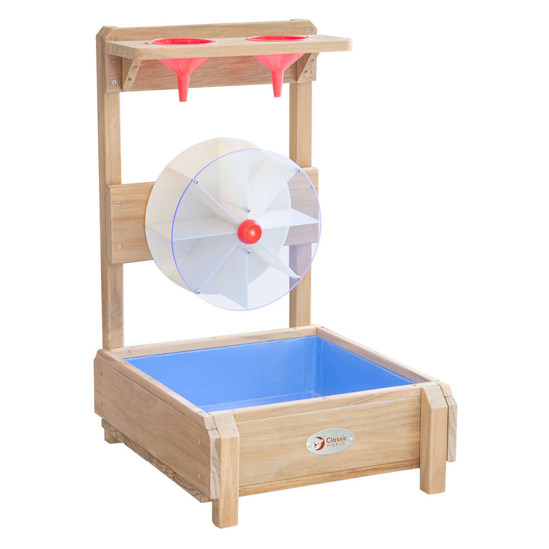 Load image into Gallery viewer, Classic world houten watertafel met trechters en watermolen