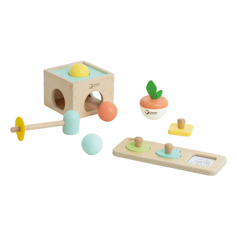 Load image into Gallery viewer, Classic world baby hello speelgoed box 6-12 maanden